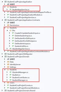 Abp+FineUICore学生管理CRUD示例截图 2