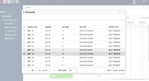 资产信息管理平台及数据分析截图 1