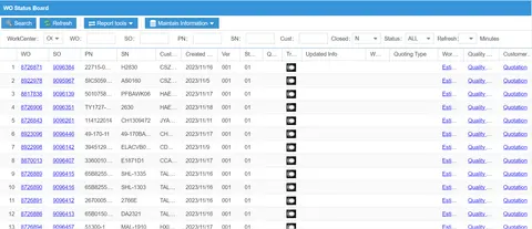 航空制造业内部管理系统截图 4