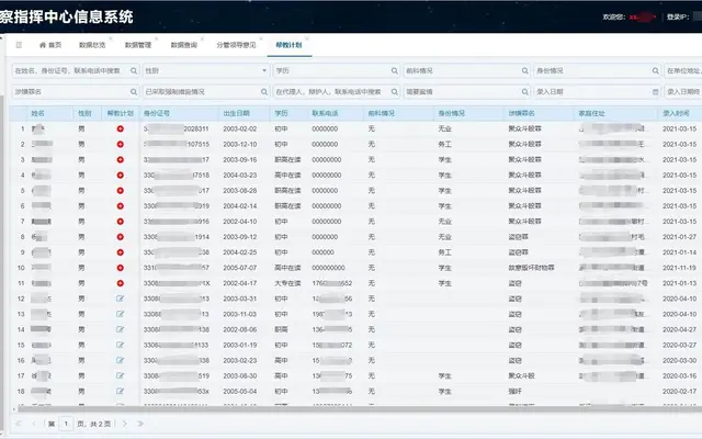 检察指挥中心信息系统封面